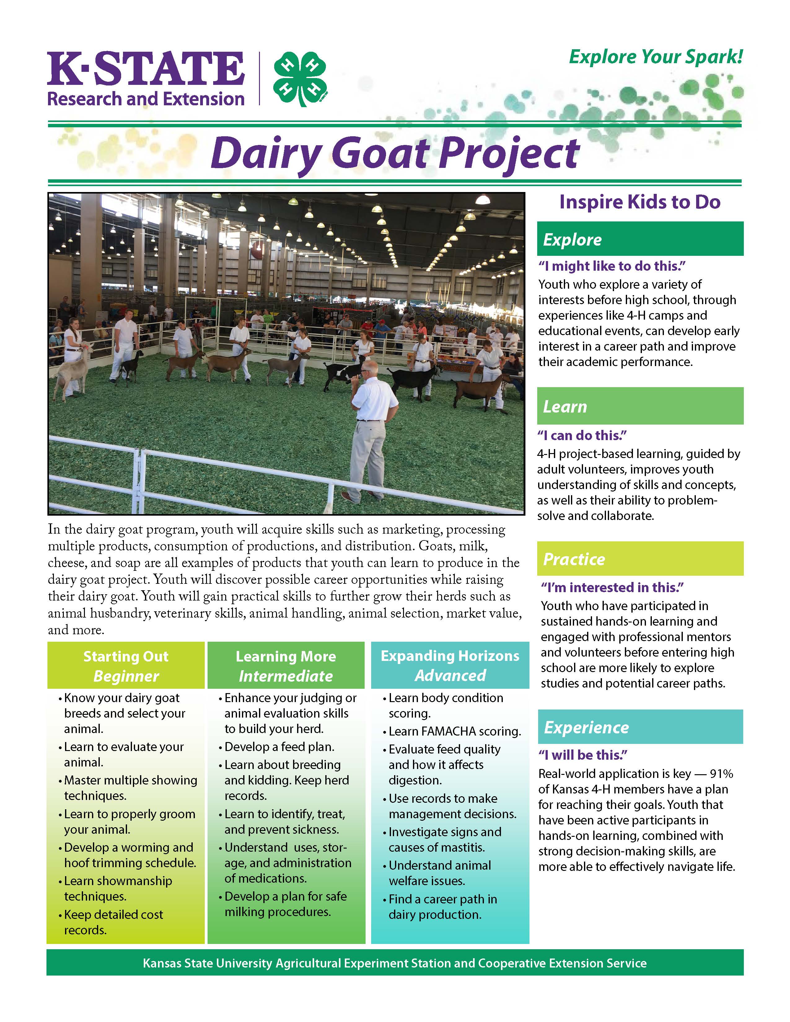 Dairy Goats | Animals | Projects | Kansas 4-H Youth Development